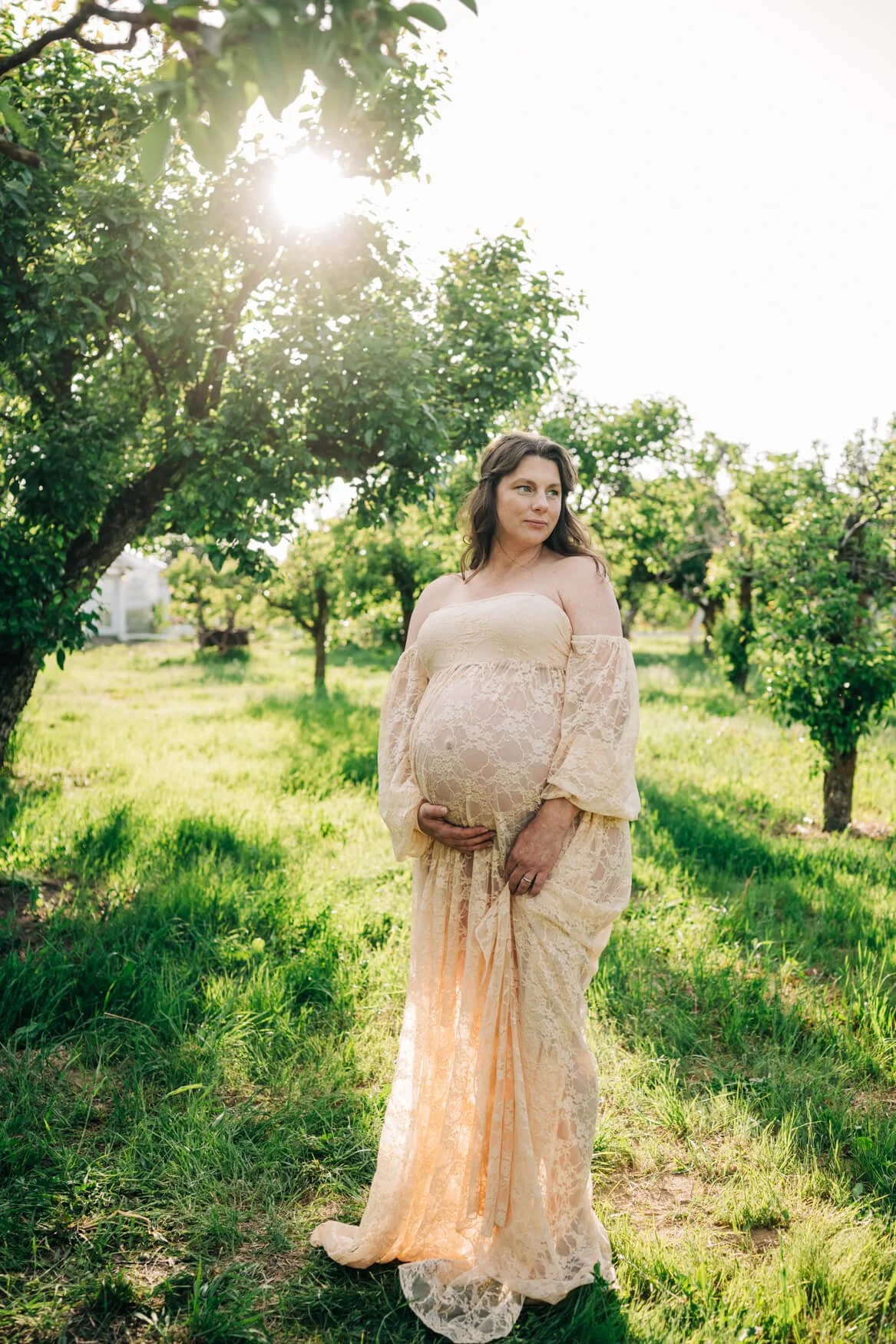 Maternity session photographed in Spokane, WA